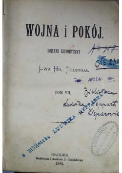 Wojna i pokój 1894 r