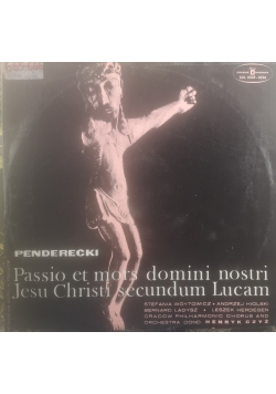 Penderecki Passio et mors domini nostri Jesu Christi secundum Lucam, 2 płyty winylowe