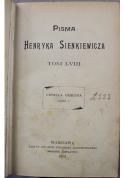 Pisma Henryka Sienkiewicza tom XLVII 1902 r.
