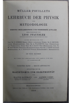 Lehrbuch der physik und meterologie Tom 3