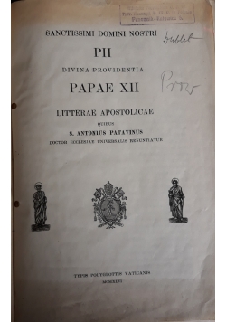 Sanctissimi domini nostri