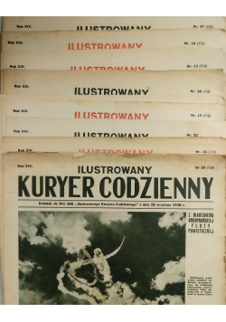 Ilustrowany Kuryer Codzienny , 1938 r, zestaw 10 numerów