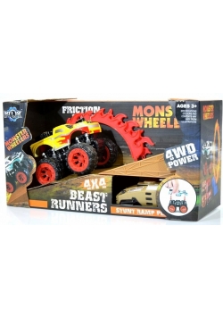 Mały zestaw wyścigowy monster truck