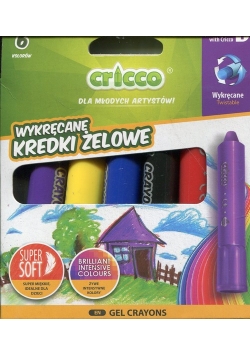 Kredki żelowe wykręcane