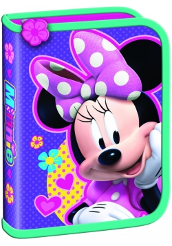 Piórnik dwuklapkowy bez wyposażenia Minnie