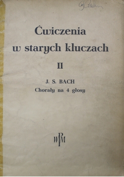 Ćwiczenia w starych kluczach II