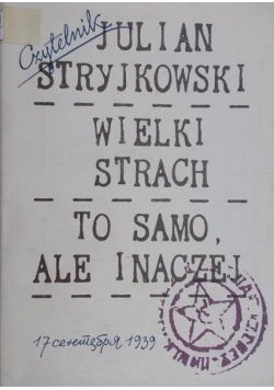 Wielki strach to samo ale inaczej