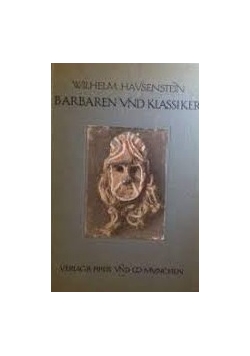 Barbaren und Klassiker, 1922 r.