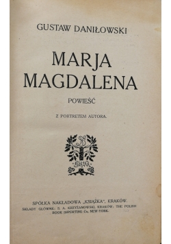 Marja Magdalena, 1912 r.