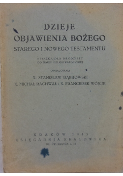 Dąbrowski Stanisław - Dzieje Objawienia Bożego