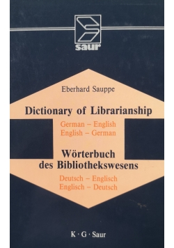 Dictionary of Librarianship German - English English - German