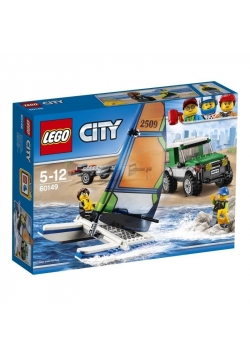 Lego CITY 60149 Terenówka 4x4 z katamaranem