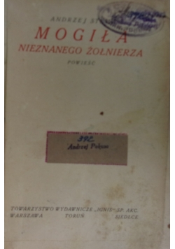 Mogiła nieznanego żołnierza, 1923r.
