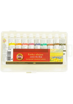 Farby olejne 10x16ml 10 kolorów
