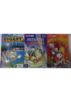 Komiks Gigant zestaw 3 książek