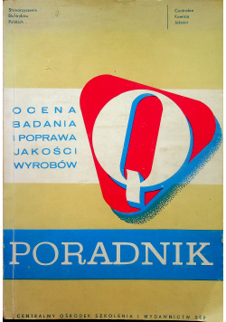 Ocena badania i poprawa jakości wyrobów