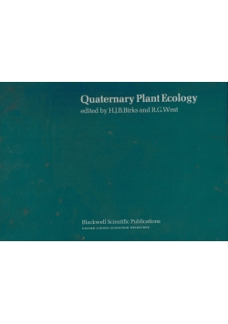 Quaternary Plant Ecology