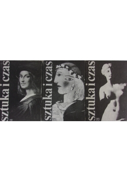 Sztuka i czas, Tom I, II, IV