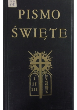 Pismo Święte Stary i Nowy Testament 1926 r