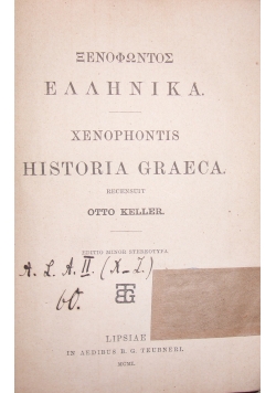 Hellenica, 1901 r.
