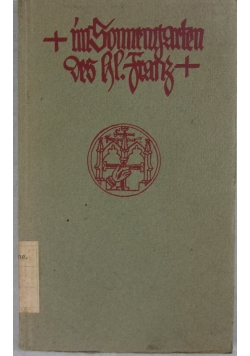 Im Sonnengarten des hl. Franz, 1925 r.
