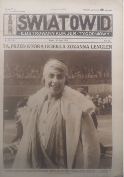 Światowid ilustrowany kurjer tygodniowy nr.28 (101), 1926 r.