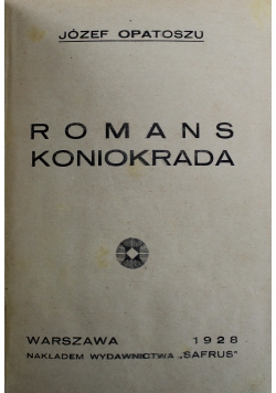 Romans koniokrada 1928 r