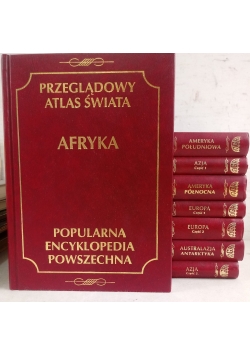 Przeglądowy atlas świata, zestaw 8 książek