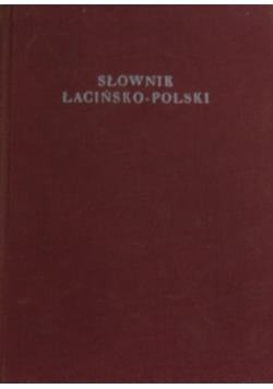 Słownik łacińsko-polski(czerwona)