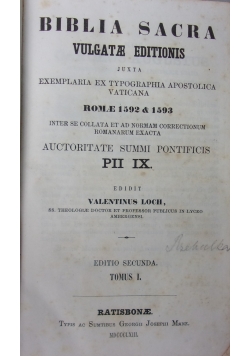Biblia sacra vulgatae editionis, 1863 r.