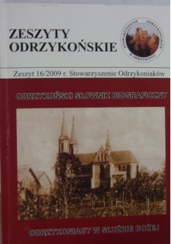 Zeszyt Odrzykońskie 16