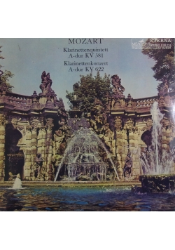 Klarinettenquintett A-dur KV 581 ,płyta winylowa