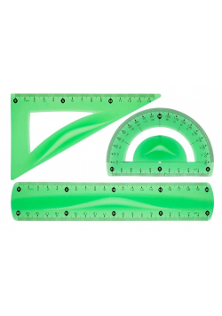 Zestaw geometryczny zielony BL010-ZK