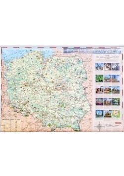Polska niezwykła Mapa ścienna dla dzieci