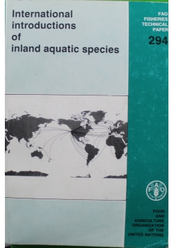International introductions of inland aquatic species