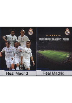Zeszyt A5 Real Madrid w kratkę 54 kartki 10 sztuk mix
