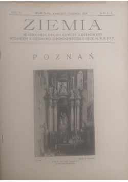 Ziemia rok IX numer od 4 do 6, 1924 r.