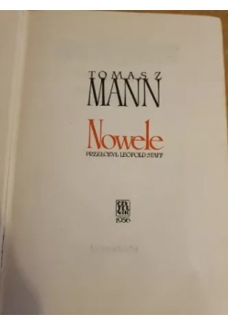 Nowele przełożył Leopold Staff