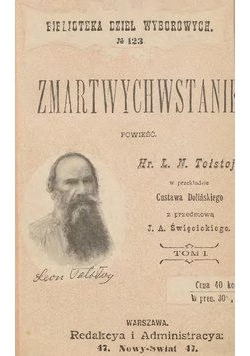 Zmartwychwstanie, tom II, 1900 r.