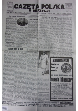 Gazeta Polska w Brazylji ,1940r