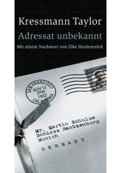 Adressat unbekannt