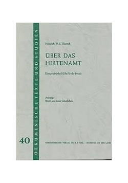 Uber das Hirtenamt