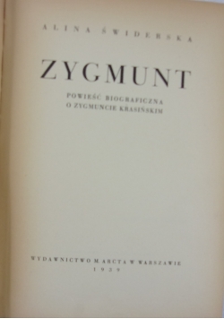 Zygmunt, 1939 r.