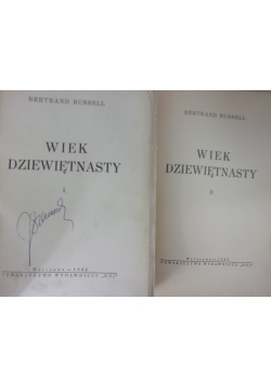 Wiek Dziewiętnasty ,Tom I,II