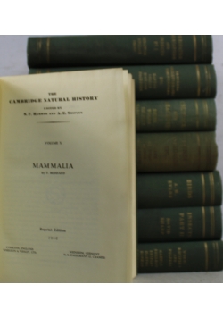 The Cambridge Natural History 8 części reprinty z ok 1904 r.