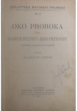 Oko proroka nr.5, 1927 r.