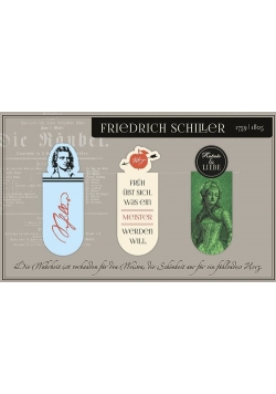 Zakładki magnetyczne Friedrich Schiller 3 sztuki