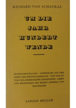 Um die jahrhundertwende