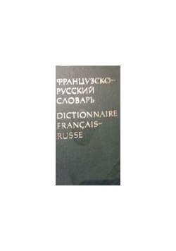 Dictionnaire Francais Russe Russe Francais