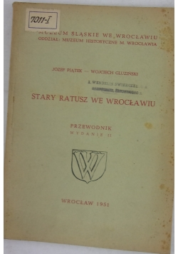 Stary ratusz we Wrocławiu